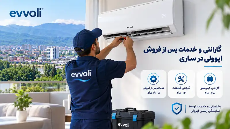 گارانتی و خدمات پس از فروش ایوولی در ساری