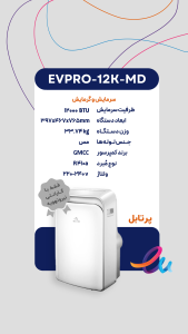 کولرگازی کوچک قابل حمل ایوولی 