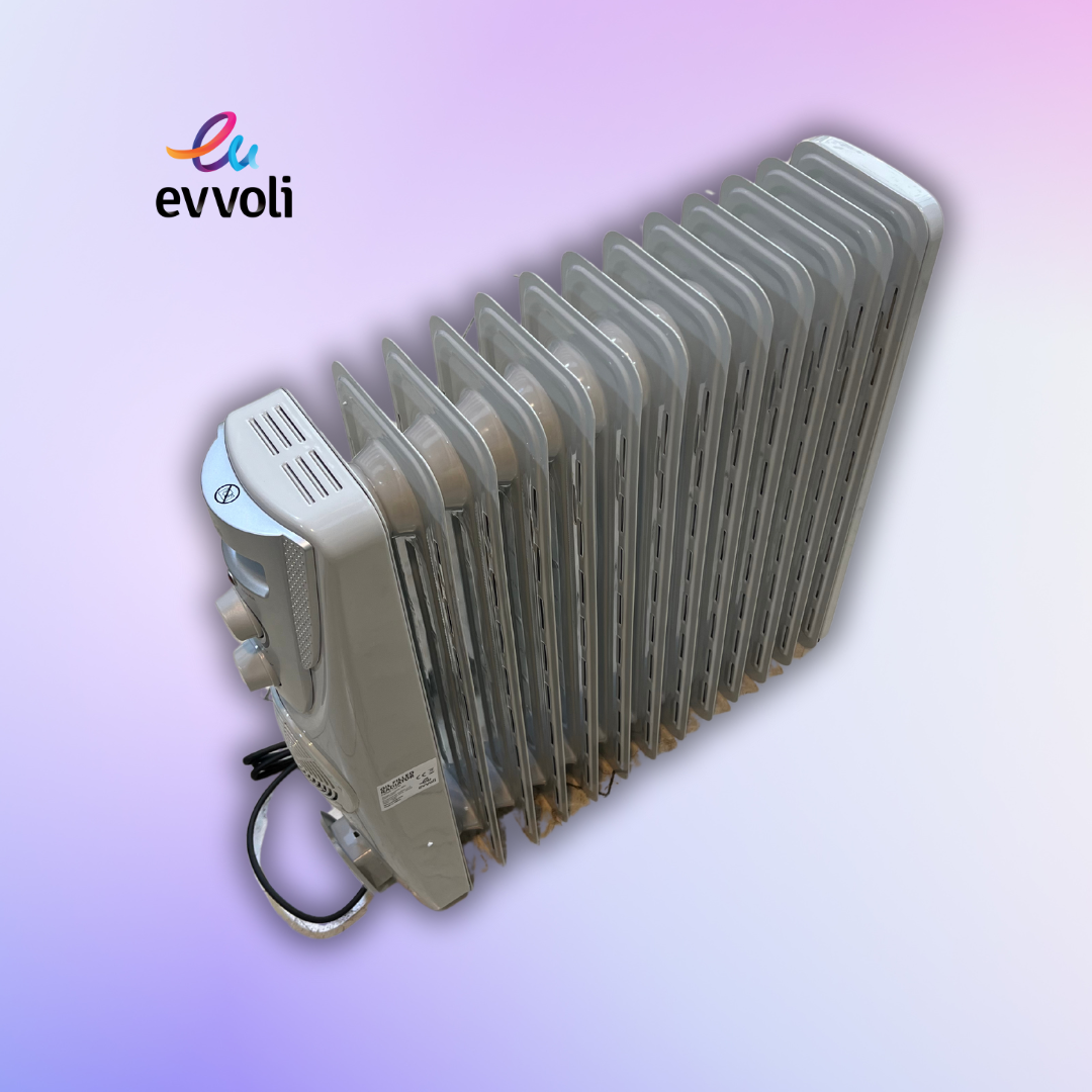 معرفی شوفاژ برقی ایوولی (evvoli) 13 پره فن دار مدل EVOH- 13FW-B