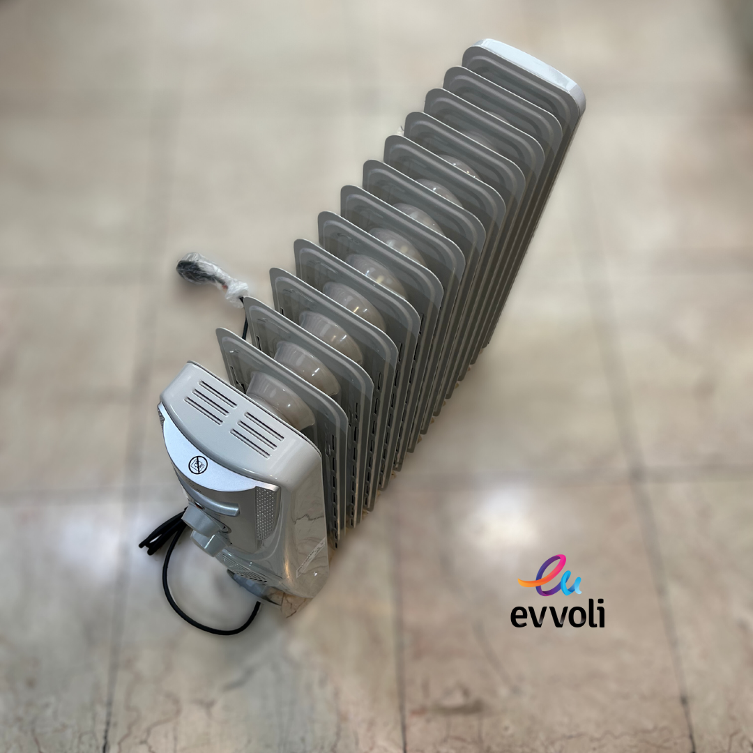 شوفاژ برقی ایوولی (evvoli) 13 پره فن دار مدل EVOH- 13FW-B