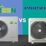 مقایسه کولر گازی گرین و پاکشوما
