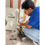 طریقه باز کردن کولرگازی ایوولی بدون هدر رفتن گاز طریقه بازکردن کولرگازی