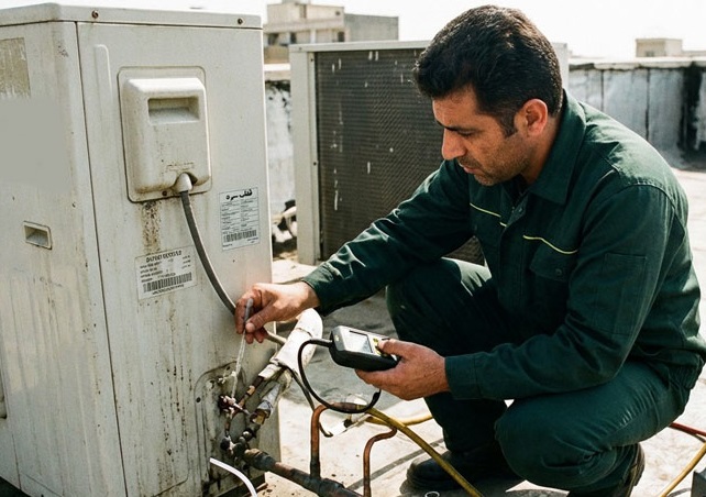 نشت کولر گازی ایوولی