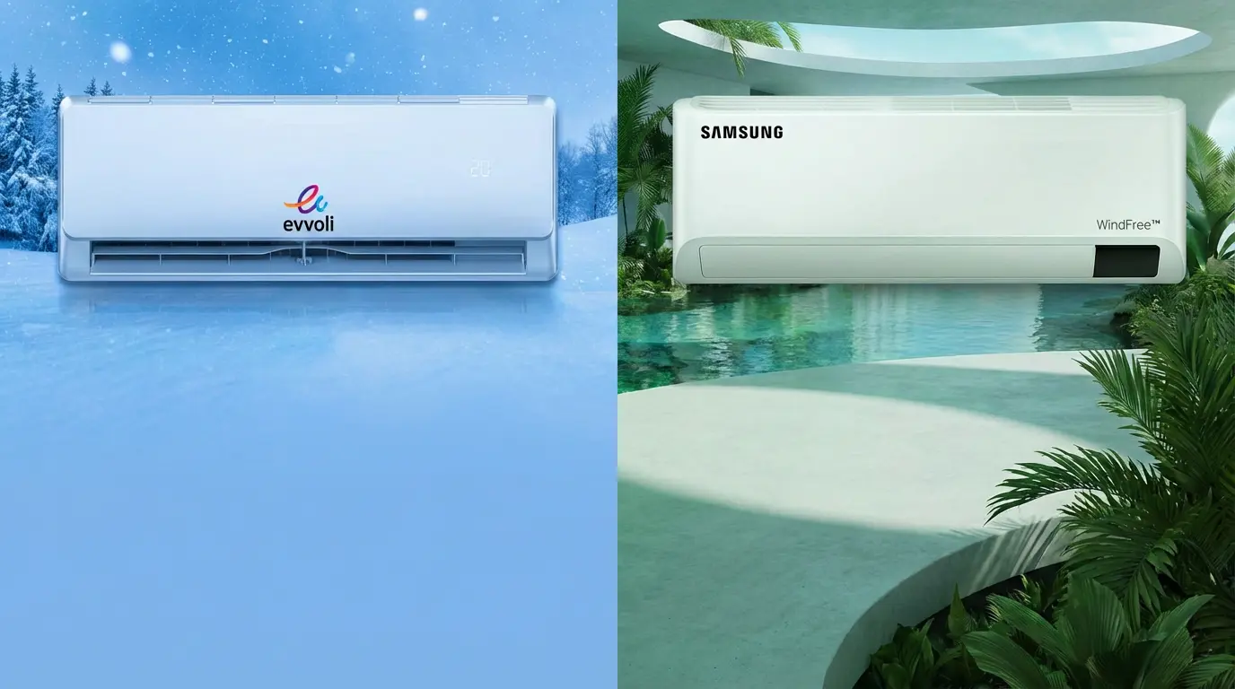 کولر گازی ایوولی بهتر است یا سامسونگ؟